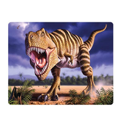 Pohlednice 3D 16cm - T-Rex hnědý (25)
