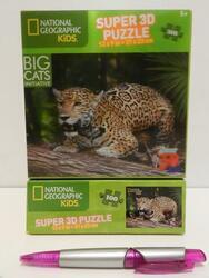 Puzzle 3D jaguár 100dílků