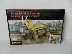 Stavebnice LiNooS dinosaurus Triceratops v krabičce 104ks