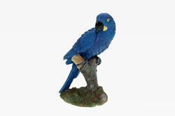 Papoušek modrý polyresin 9cm(4)