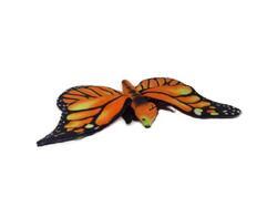 Motýl oranžový plyš 30cm (270)
