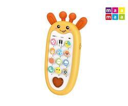 Telefon dětský Maamaa s efekty žirafa 13,5cm RP: 0,84Kč s DPH