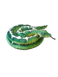 Had psohlavec zelený plyš 200cm (55)