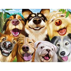 Pohlednice 3D 16cm - psí úsměvy (25)