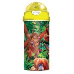 Láhev na pití 3D - orangutani, 500ml (6)