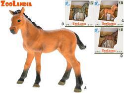 Kůň hříbě Zoolandia8-9,5cm 4druhy v krabičce