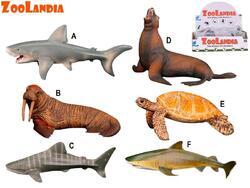 Zvířata mořská plast Zoolandia 9-15cm 6druhů v sáčku (24ks/bal)