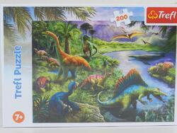 Puzzle Dinosauři 200dílků 48x34cm v krabici 