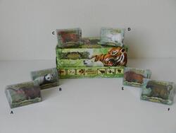 Zvířátka safari plast v krabičce 9cm, 6druhů (24)