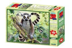 Puzzle 3D Lemur 48 dílků(6)