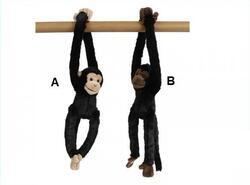 Opice plyš 29cm dlouhé ruce 2dr(6)