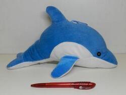Delfín modrý plyš 28cm (6)