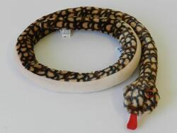 Had hnědo-černý plyš 140cm