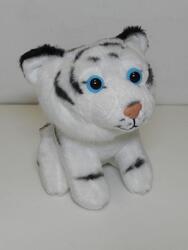 Tygr bílý sedící, plyš 14cm (6) - 1