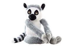 Lemur plyš 38cm, ruce suchý zip