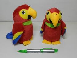 Papoušek plyšový 15cm(6)