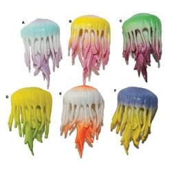 Medúza plast 7cm, 6druhů(144)