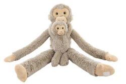 Opice s mládětem plyš 82cm 
