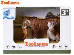 Tygr s mláďaty Zoolandia 7-15cm v krabičce