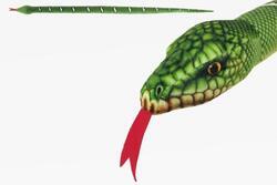 Had krajta zelená plyš 150cm (6)