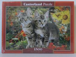 Puzzle 1500 dílků - Kočičí kamarádi