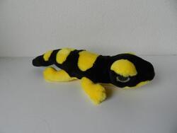 Gekon žluto-černý plyš 20cm, velké oči