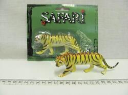 Tygr plast 10cm, na kartě(36ks/bal)