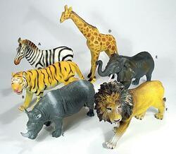 Zvířata safari plast 24cm, 6druhů (6)