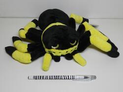 Pavouk černo-žlutý, plyš 25cm(6)
