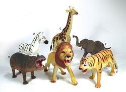 Zvířata safari 6 druhů, plast 18-23cm (18)