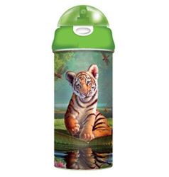 Láhev na pití 3D - tygr mládě, 500ml (6)