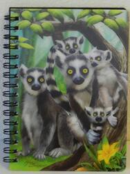 Notes 3D 11x14cm - lemur (10)