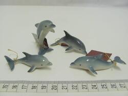 Delfíni SET 4Ass rodinka, porcelán 4cm