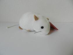 Myš bílá plyš 13cm