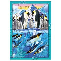 Puzzle 3D 34x23cm 40dílků - tučňáci (12)