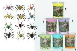 Sliz s pavoukem 6cm, 12druhů (24)
