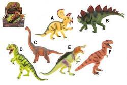 Dinosaurus 25-32cm plast 6druhů (6ks/bal)