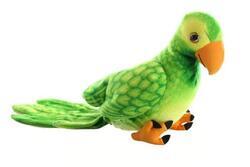 Papoušek zelený plyš 36cm