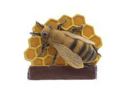Včela poly magnet 6,5x1,5cm