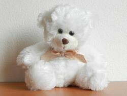 Medvěd bílý plyš 18cm 