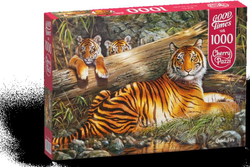 Puzzle CHERRY tygří rodinka 1000dílků