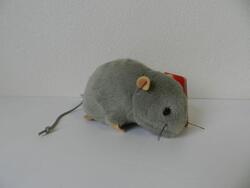 Myš šedá plyš 13cm