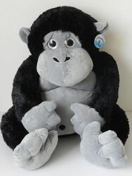 Opice plyšová 65cm sedící černá 0m+ v sáčku