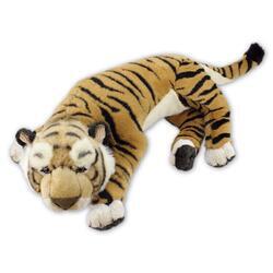 Tygr ležící plyš 90cm