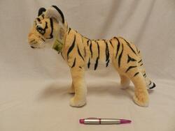 Tygr hnědý 38 cm stojící plyš (36ks/karton)