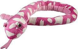 Had chřestýš růžový plyš 137cm