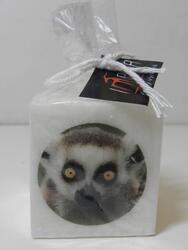 Svíčka kostka lemur 5x5cm