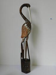 Dřevěná figurka pták L 80cm