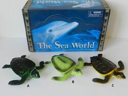 Želva mořská plast 17cm, 3dr (9)