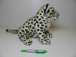 Leopard hnědý sedící, plyš 28cm (52ks/karton) - 1